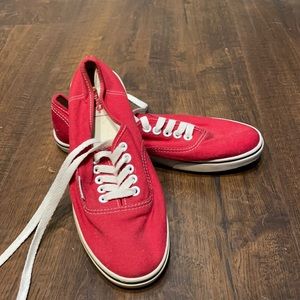Brand new red vans